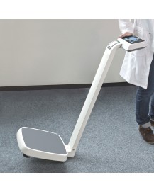 Pèse-personne au sol MPE 250K100HM bâton de mesure de hauteur intégré
