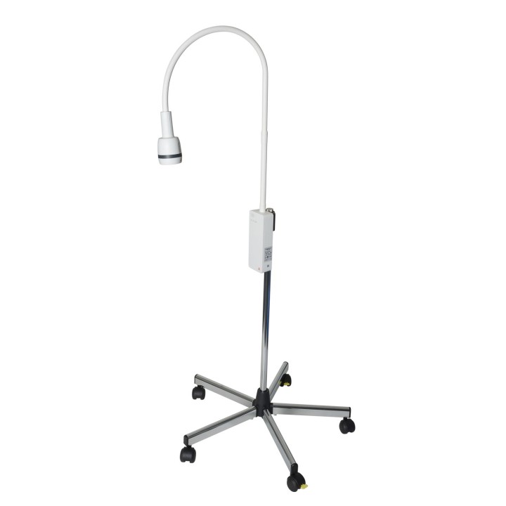 HEINE EL3 LED Untersuchungsleuchte auf Rollstativ aus Metall