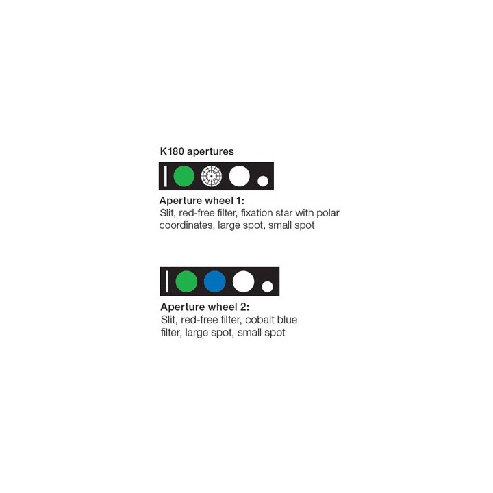 HEINE K180 LED Ophthalmoscope apertures