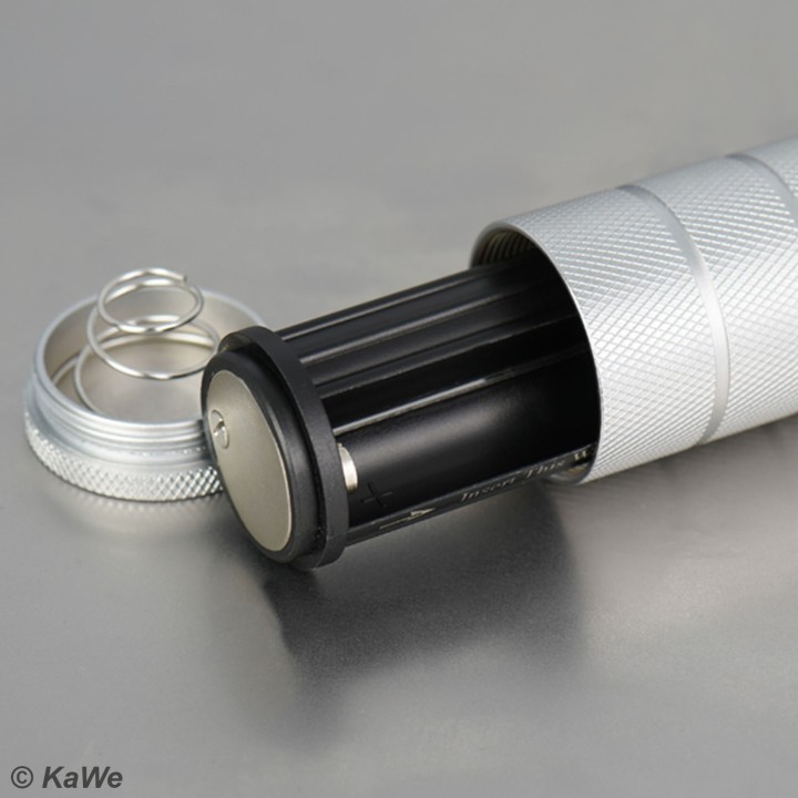 KaWe F.O. LED Laryngoskop Batteriegriff, 2,5 V, high power, kurz, AA