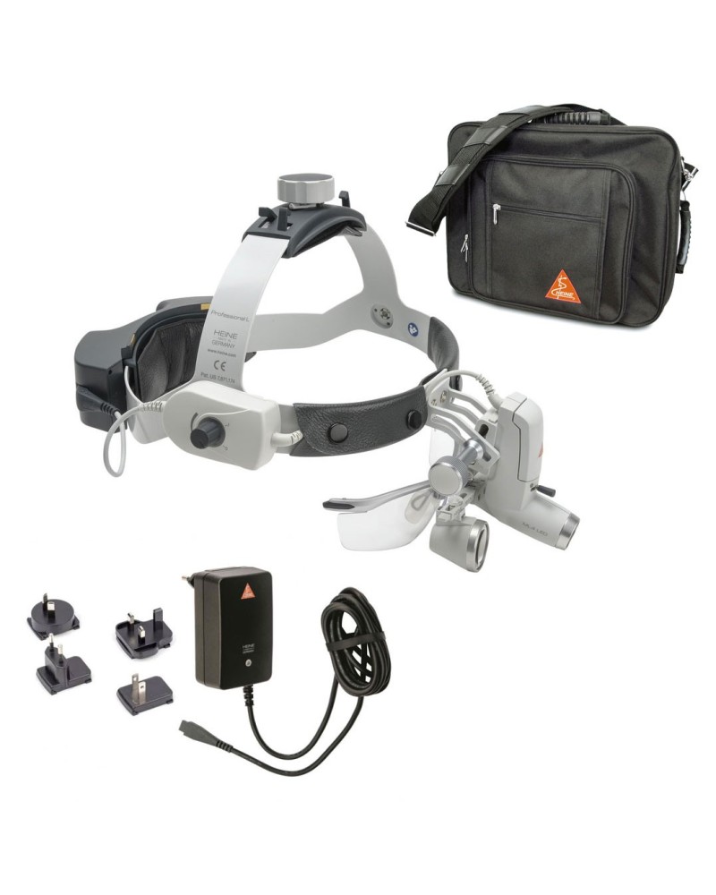 HEINE ML4 LED kabellos Set mit HR 2,5x Lupen und S-GUARD