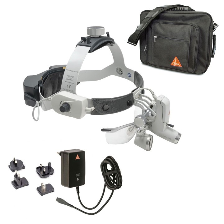 HEINE ML4 LED wireless Set with HR 2.5x loupes and S-GUARD