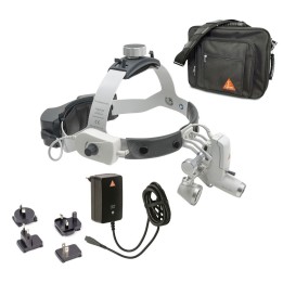 Lampe frontale HEINE ML4 LED sans fil Set avec loupes HR 2,5x