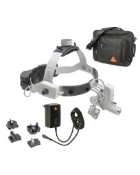 Lampada Frontale HEINE ML4 LED senza fili Set con lenti HR 2,5x