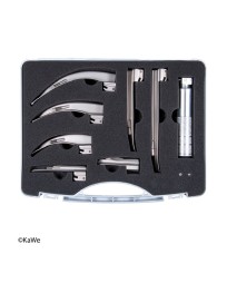 Kit de laryngoscope KaWe, adulte et pédiatrique, 2,5 V