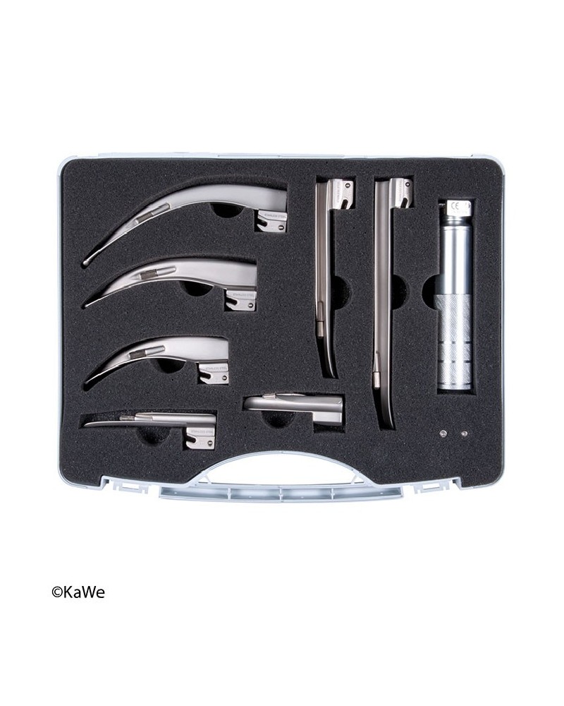 KaWe Laryngoskop Set, Erwachsene und Pädiatrie, 2,5 V KaWe Laryngoskop Set, Erwachsene und Pädiatrie, 2,5 V