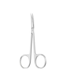 Aesculap Tijeras para iris y ligaduras, curvado, puntiagudo 11,5 cm