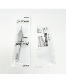 Aesculap ADSON Tissue Forceps, straight, delicate, 120 mm, 1 x 2 teeth