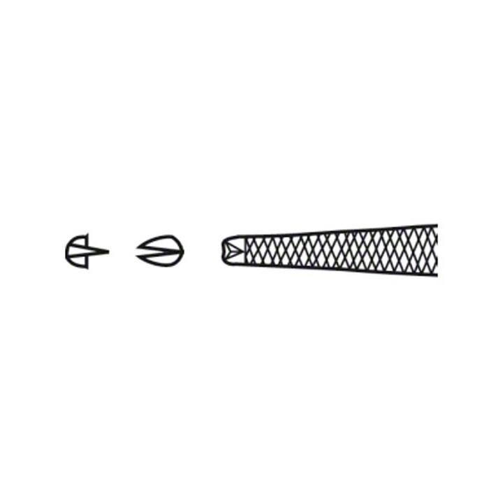 Pinzas para tejido ADSON de Aesculap, 120 mm, 1 x 2 dientes