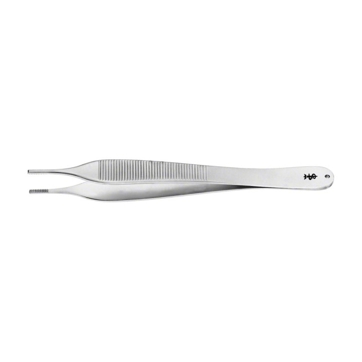 Aesculap HUDSON Dressing Tweezers, straight, delicate, 125 mm