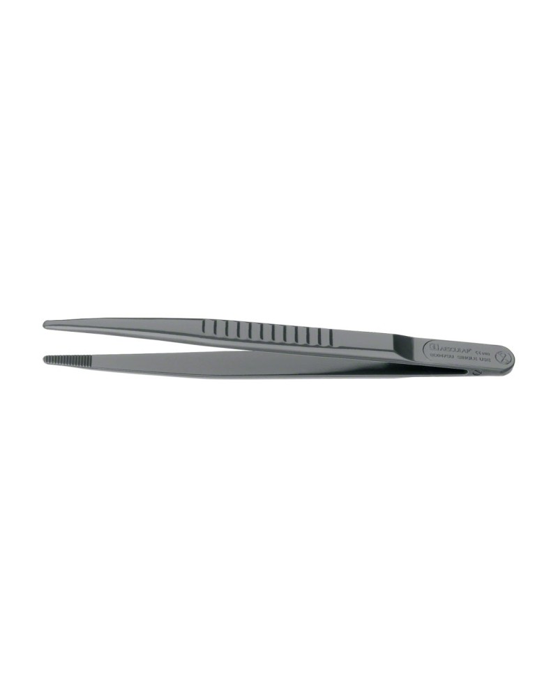 Pinça anatómica Aesculap SUSI, reta, 145 mm, descartável Pinça anatómica Aesculap SUSI, reta, 145 mm, descartável
