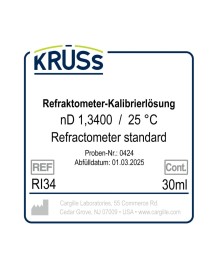 KRÜSS Refractometer calibration liquid nD 1.3400