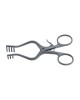 Aesculap SUSI Weitlaner wound retractor, 3 x 4 teeth, semi-sharp, 13 cm