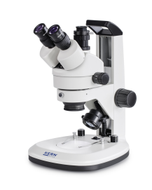 Microscopio zoom estéreo KERN OZL 468 LED Binocular con mango