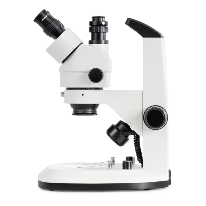 Microscopio zoom estéreo KERN OZL 468 LED Binocular con mango