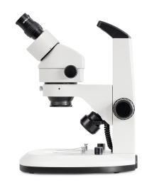 Microscopio stereo zoom Binocolo KERN OZL 467 LED con impugnatura