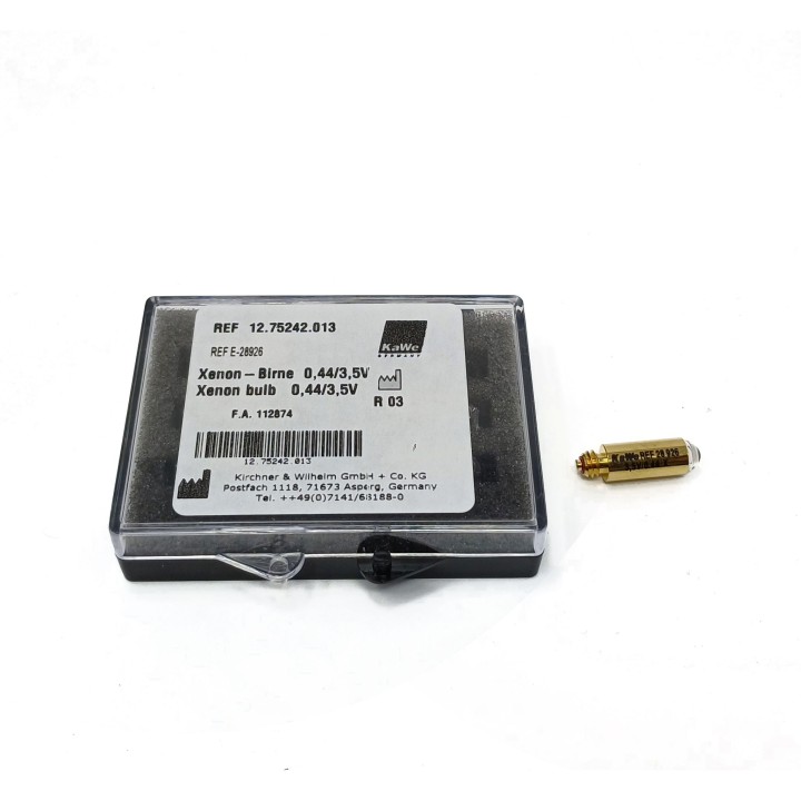 KaWe xenon lamp for F.O. laryngoscope handles 3,5V