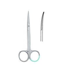 HARTMANN Peha Iris Scissors, curved, 11.5 cm, sterile, disposable