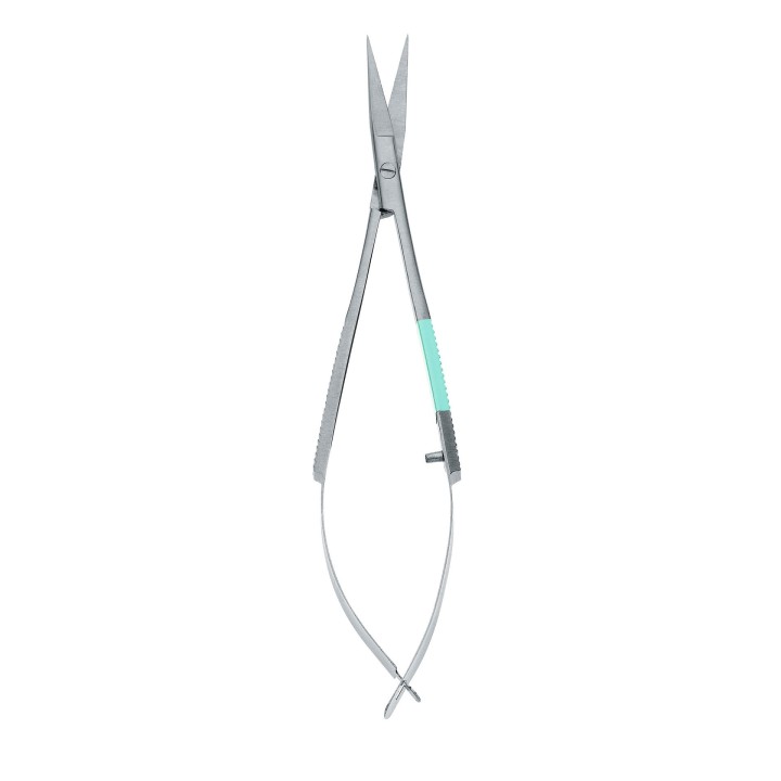 Micro-tijeras de resorte HARTMANN Peha, rectas, 11 cm, estériles