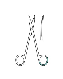 HARTMANN Peha feine Präparierschere gebogen, 14,5 cm, steril HARTMANN Peha feine Präparierschere gebogen, 14,5 cm, steril