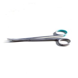 Tijeras de disección, curvas, fino, 145 mm, estériles, desechables
