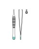 Adson tweezers, anatomically straight, 1x2 teeth, 12 cm, sterile