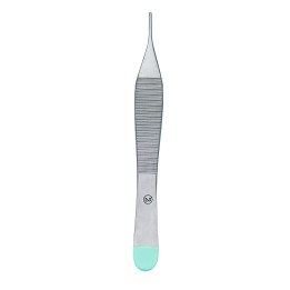 ADSON-MICRO Dressing tweezers, straight, 120 mm (4 3/4"), sterile, disposable