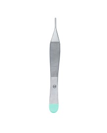Pinzas Micro-Adson anatómicas rectas, 12 cm, estériles
