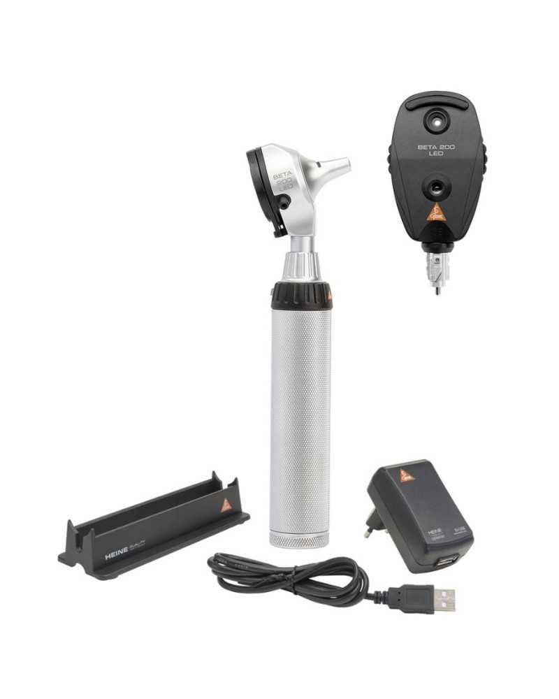 HEINE BETA 200 LED Conjunto de diagnóstico com cabo recarregável HEINE BETA 200 LED Conjunto de diagnóstico com cabo recarregável