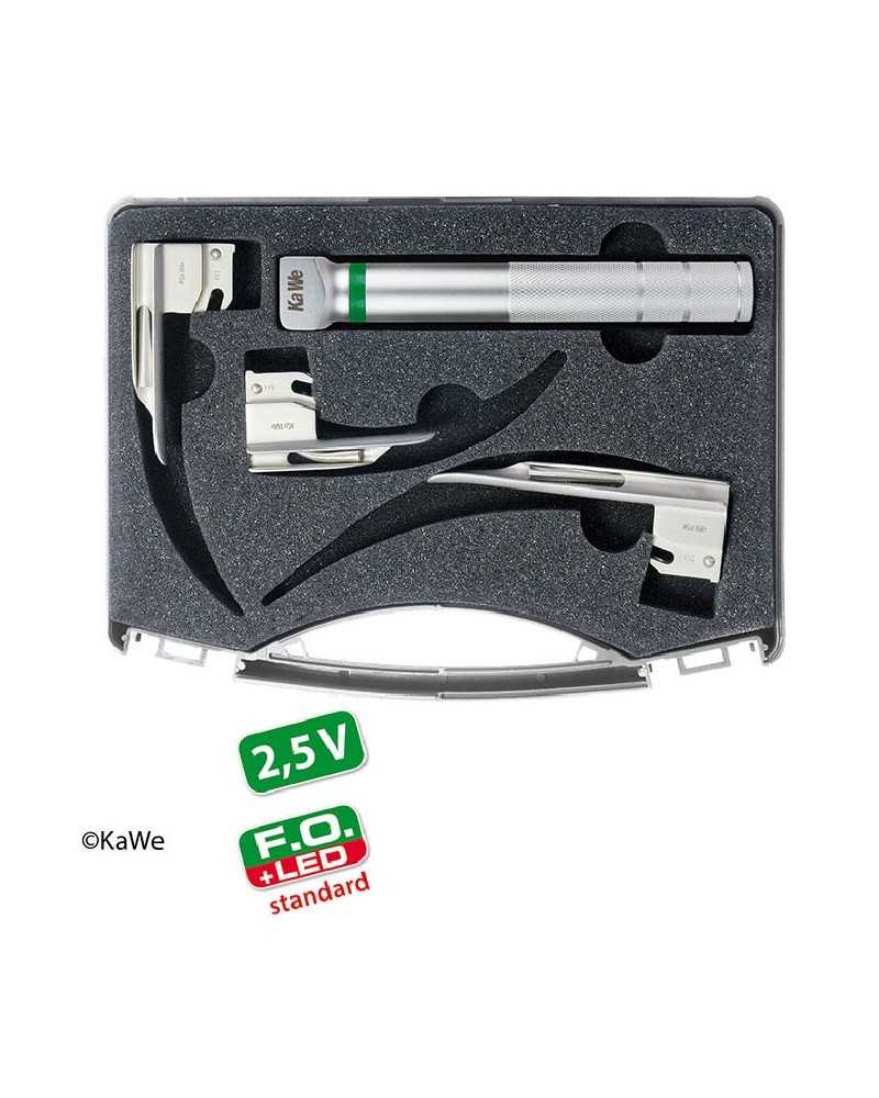 Set de laringoscopio KaWe LED F.O. para neonatos