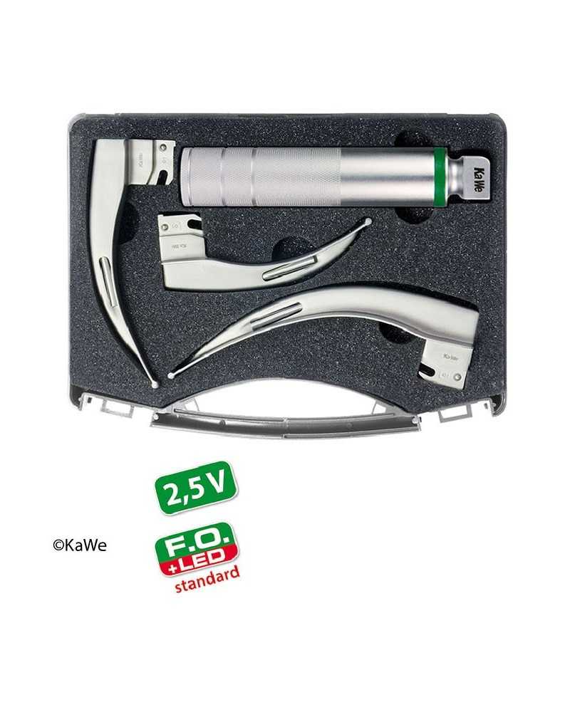KaWe LED F.O. laryngoscope Set for adult examination
