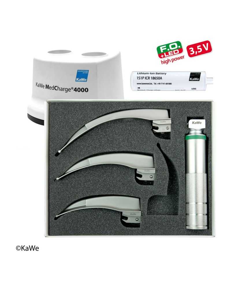 Kit de laryngoscope KaWe MEGALIGHT Macintosh F.O. LED