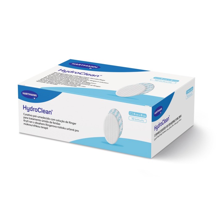 Compresses pour plaies HARTMANN HydroClean 4x8 cm, stériles
