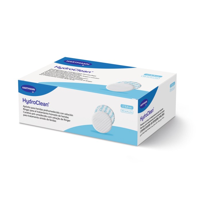 HARTMANN HydroClean wound pads Ø 5.5 cm, sterile