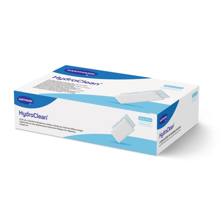 HARTMANN HydroClean wound pads 10x17 cm, sterile
