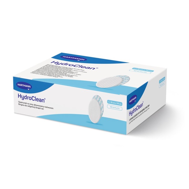 Compresas para heridas HARTMANN HydroClean 8x14 cm, estériles
