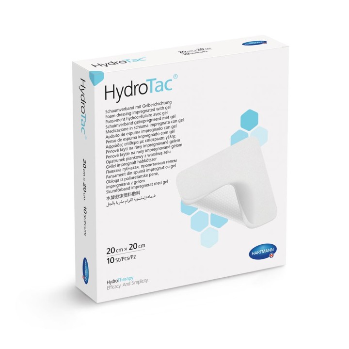 HARTMANN HydroTac foam dressing 20x20 cm, sterile