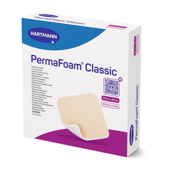 HARTMANN PermaFoam Classic medicazione in schiuma 20x20 cm, sterile