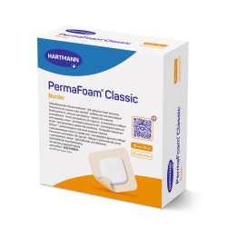 HARTMANN PermaFoam Border apósito de espuma 10x10 cm, estéril