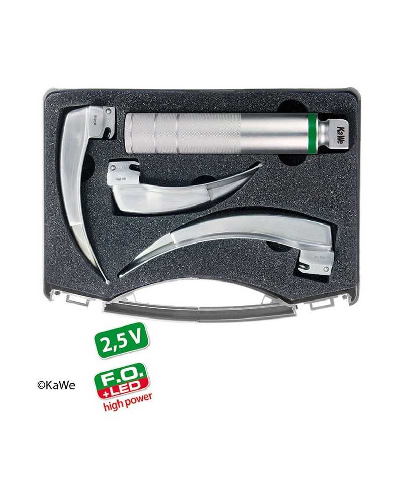 Kit de laryngoscope KaWe MEGALIGHT Macintosh hp LED F.O.