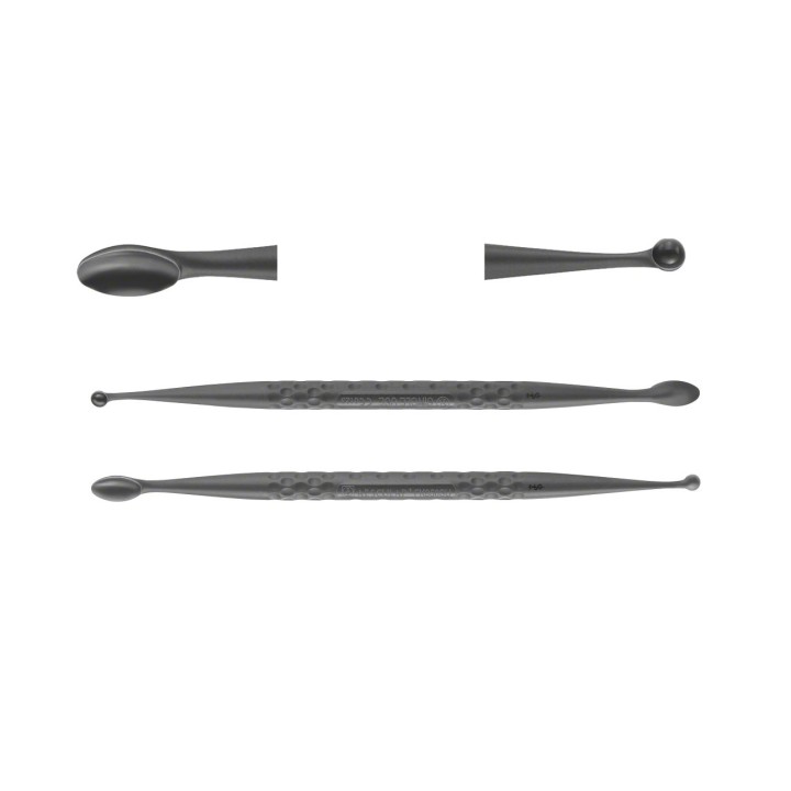 Curette osseuse Aesculap SUSI, droite, 180 mm, à usage unique