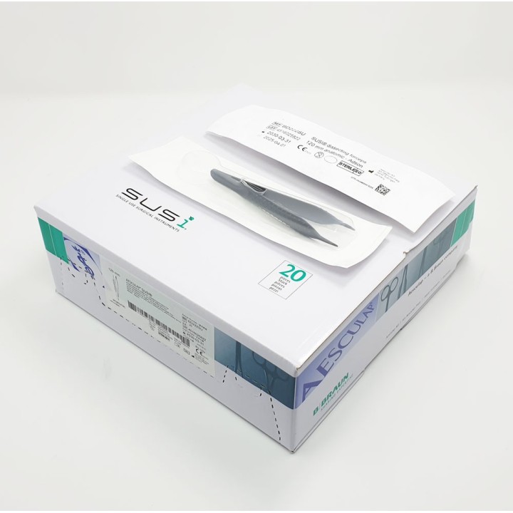 Aesculap SUSI ADSON Tweezers, straight, delicate, 120 mm, disposable