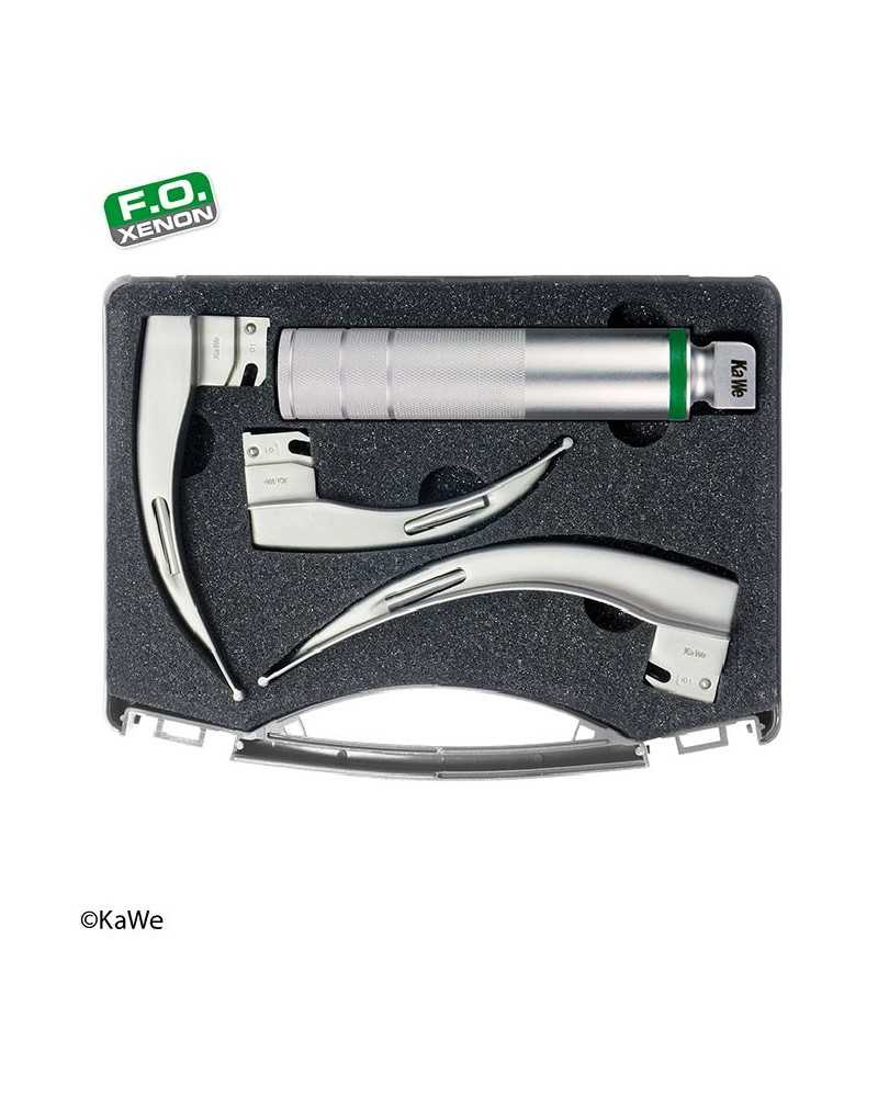 Kit de laryngoscope KaWe F.O. pour examen chez l'adulte