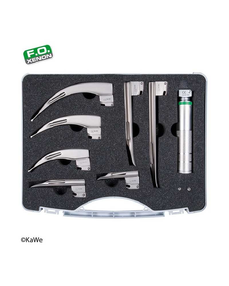 KaWe F.O. Laryngoscope Set Miller and Macintosh