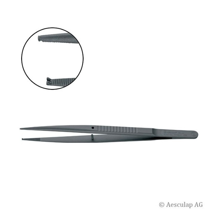 Aesculap SUSI WAUGH Tissue Forceps, straight, 200 mm (7 7/8"), disposable