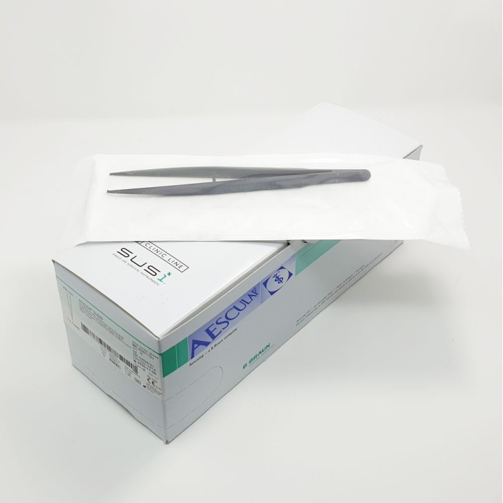 Aesculap SUSI WAUGH Tissue Forceps, straight, 200 mm (7 7/8"), disposable