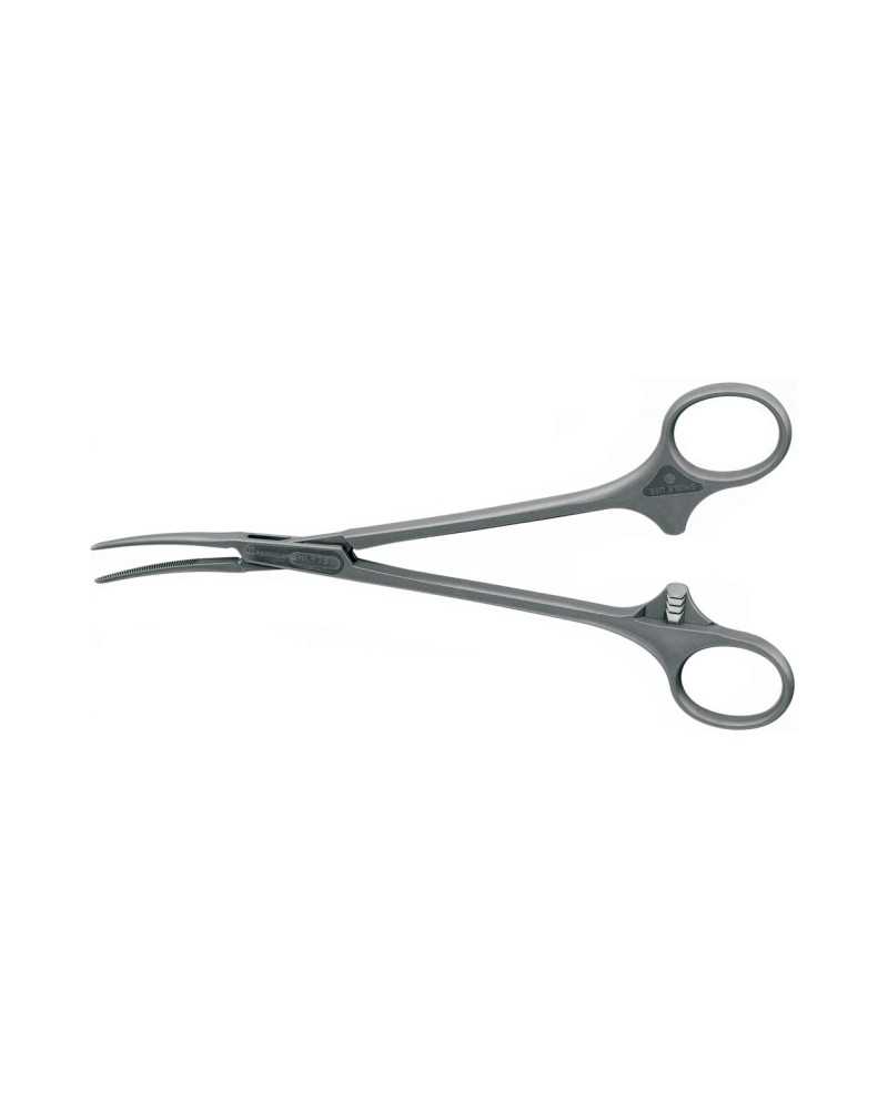 Aesculap SUSI BIRKETT Hemostatic Forceps, curved, 185 mm (7 1/4")