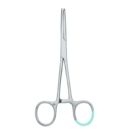 KOCHER Hemostatic forceps, straight, 180 mm (7"), 1 x 2 teeth, sterile