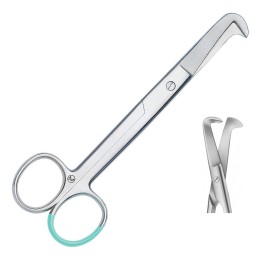 SCHUMACHER Umbilical Scissors 160 mm (6 1/3"), sterile, disposable