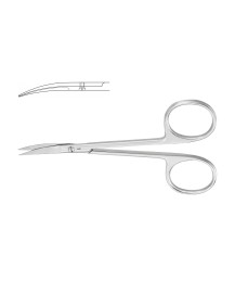 Aesculap Iris Scissors, curved, sharp, 115 mm (4 1/2")